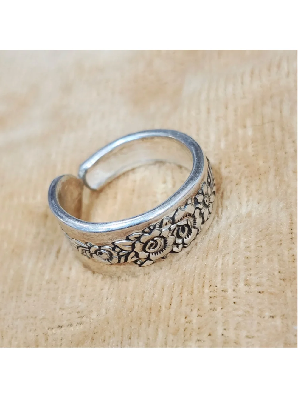 Silverwear Ring Size 10 ONEIDA silverplate ROYAL ROSE